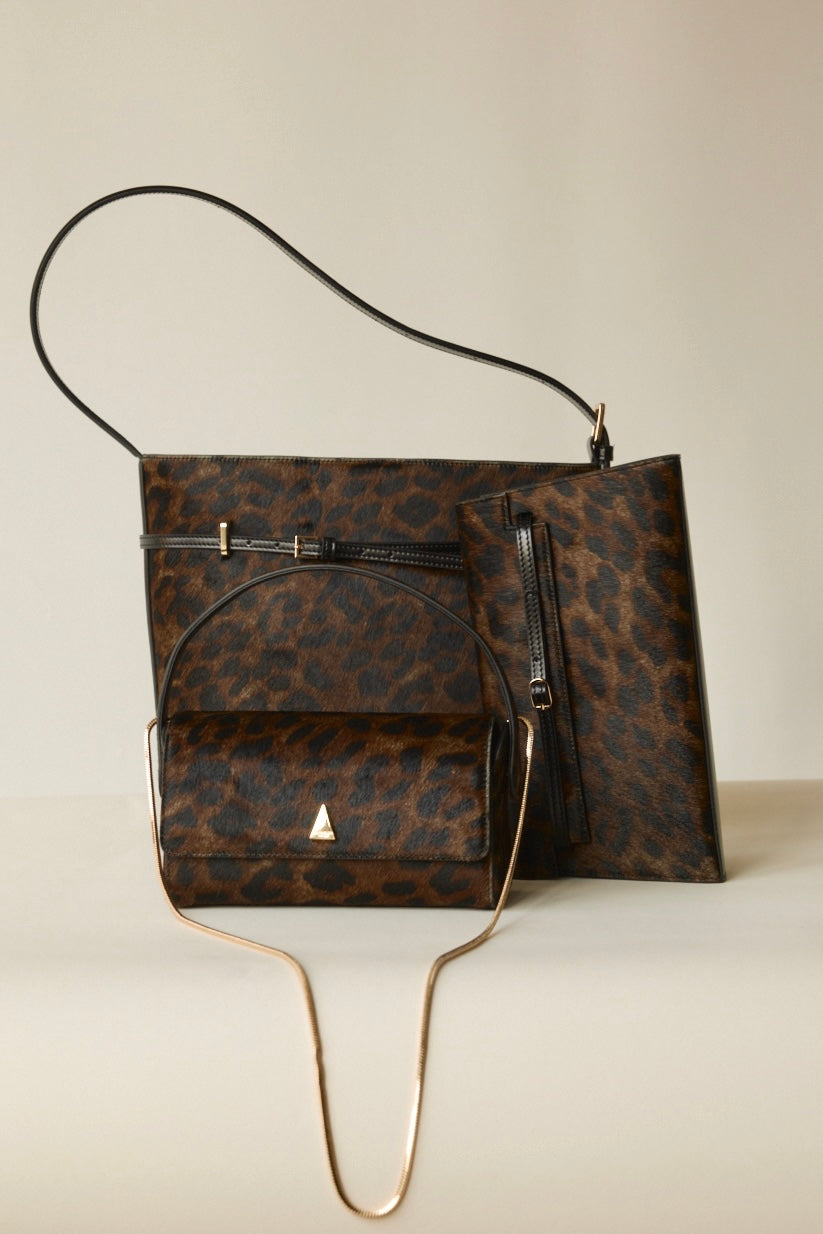Small Leopard Belted Tote Bag (Selfridges x VERAFIED Exclusive)