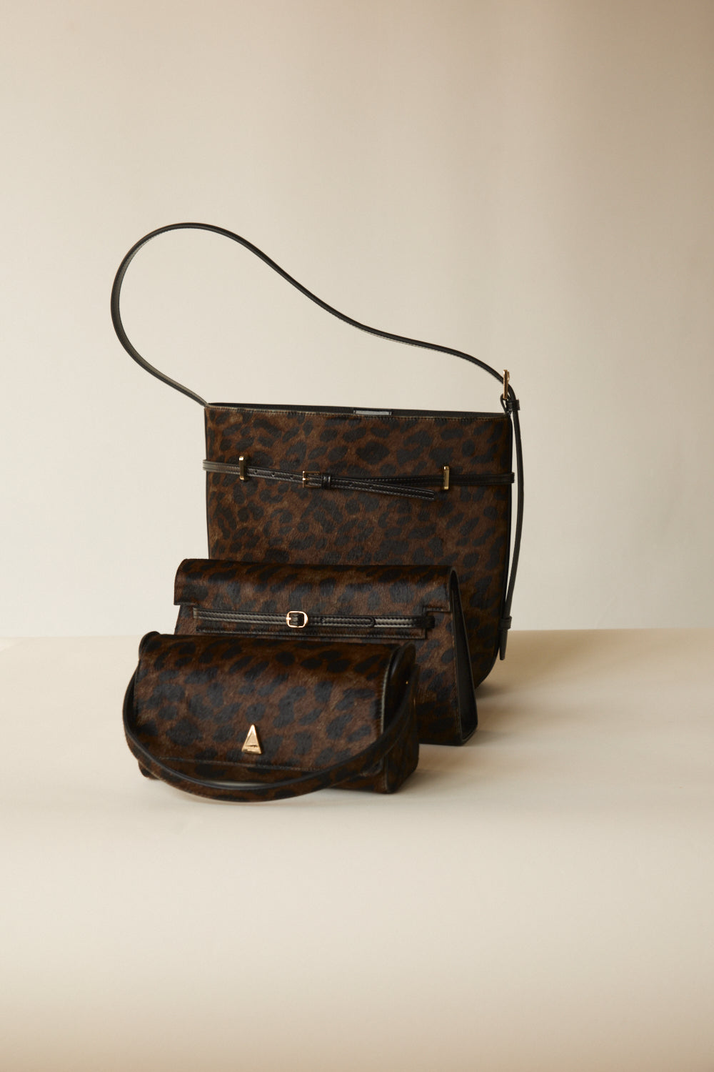 Leopard Calf Hair La Pochette