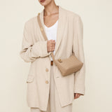 Mini Beige Crossbody Extension Strap
