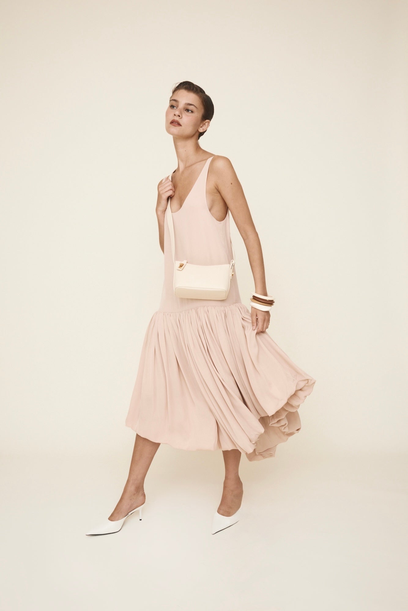 Ivory Twister Hobo Bag (Low Stock)