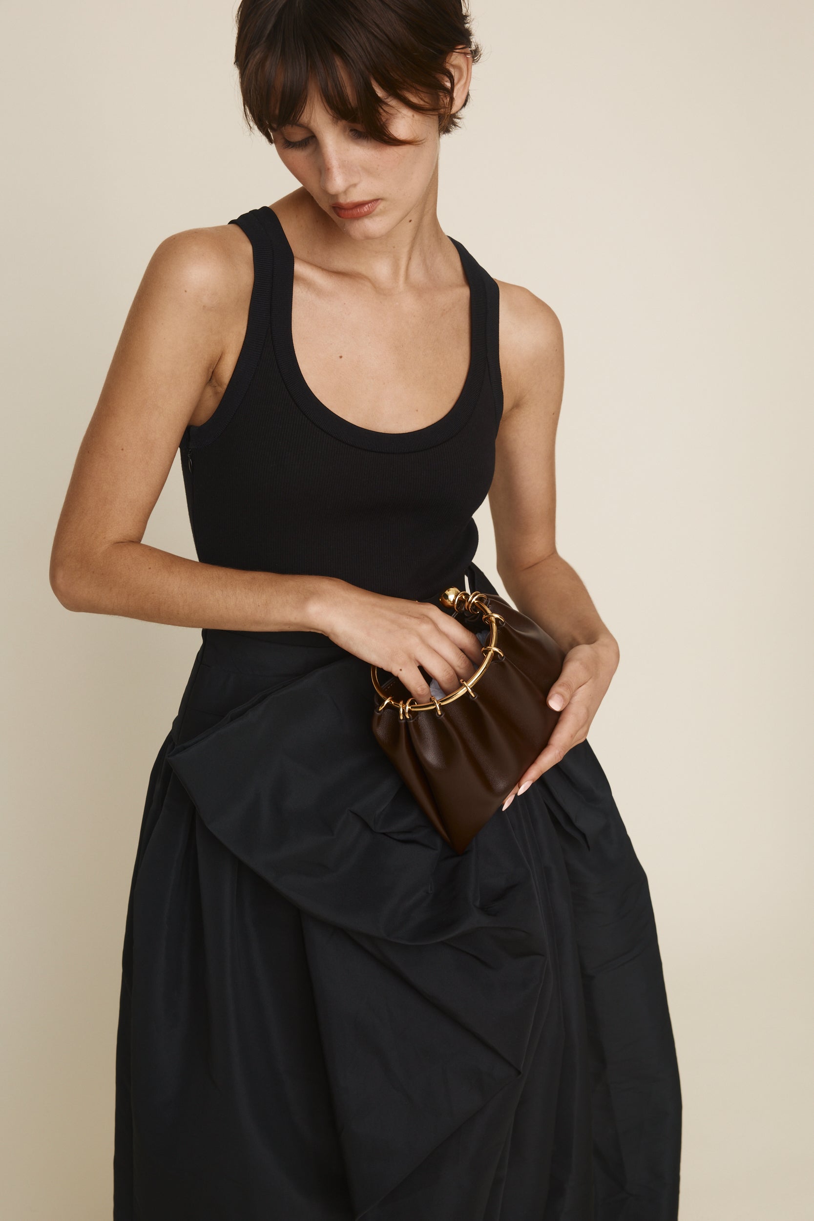 Chocolate Ring Mini Handle Bag - Verafied New York