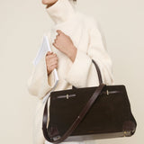 Espresso Suede Book Tote Bag 33