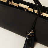 Gold Noir Tassel Charm