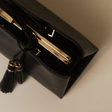 Gold Noir Tassel Charm