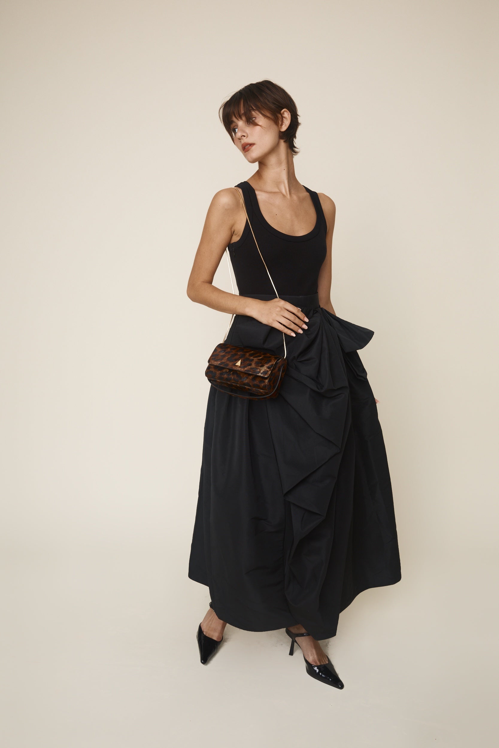 Leopard Calf Hair La Pochette