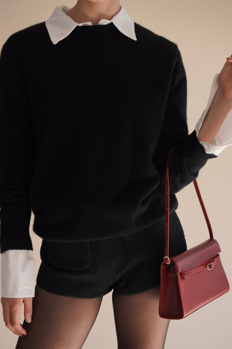 Dark Cherry Shoulder Bag