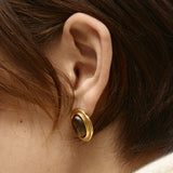 Aurora Oval Earrings