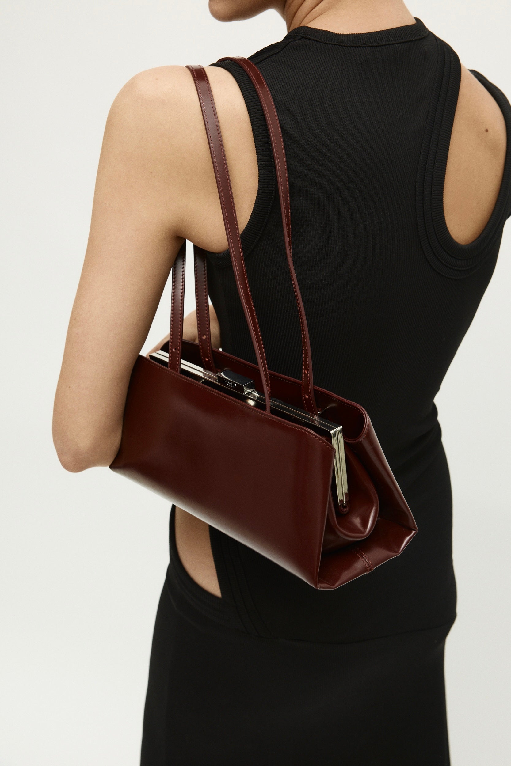 Verafied Clair Bag In Burgundy Verafied Clair Bag In Burgundy