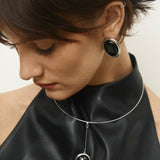 Onyx Orb Drop Choker