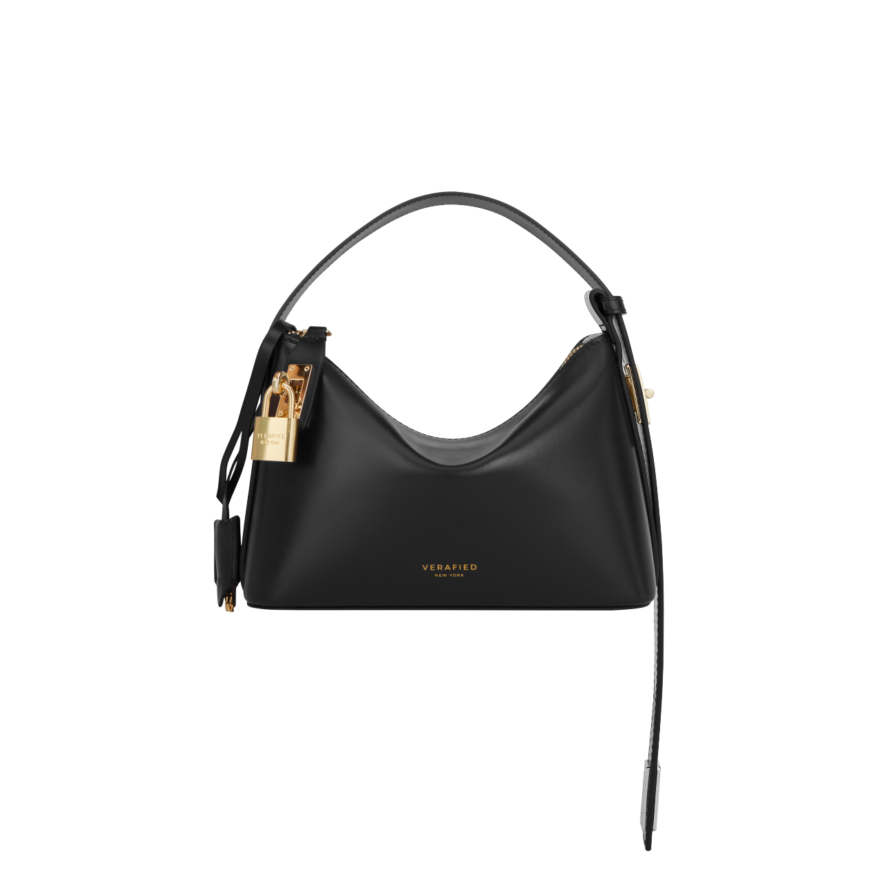 Mini Gold Black Hobo Bag