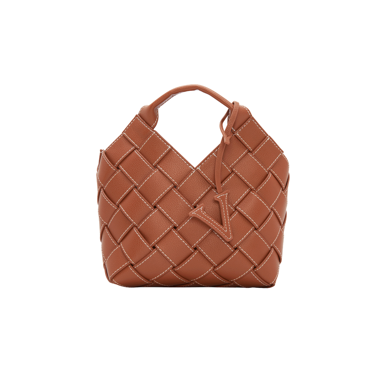 Woven Everyday Leather Shoulder Bag