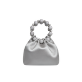 Mini Silver Diamond Handbag