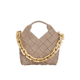 Etoupe Woven Basket Bag