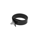Silver Black Crossbody Extension Strap