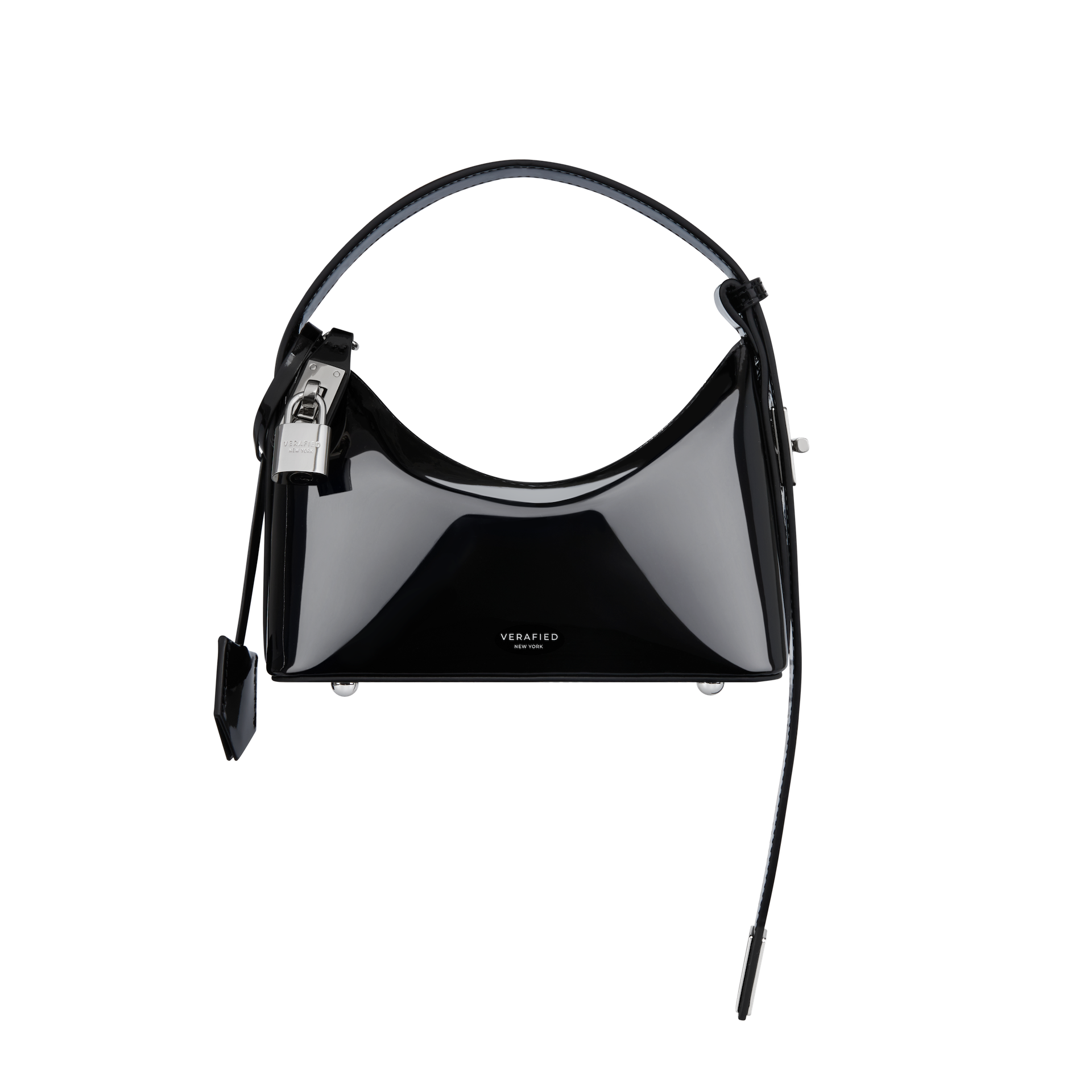 関税込み】Mini Curve Hobo Bag - Manu Atelier - Grey/Black 関税込み】Mini Curve Hobo Bag - Manu Atelier - Grey/Black