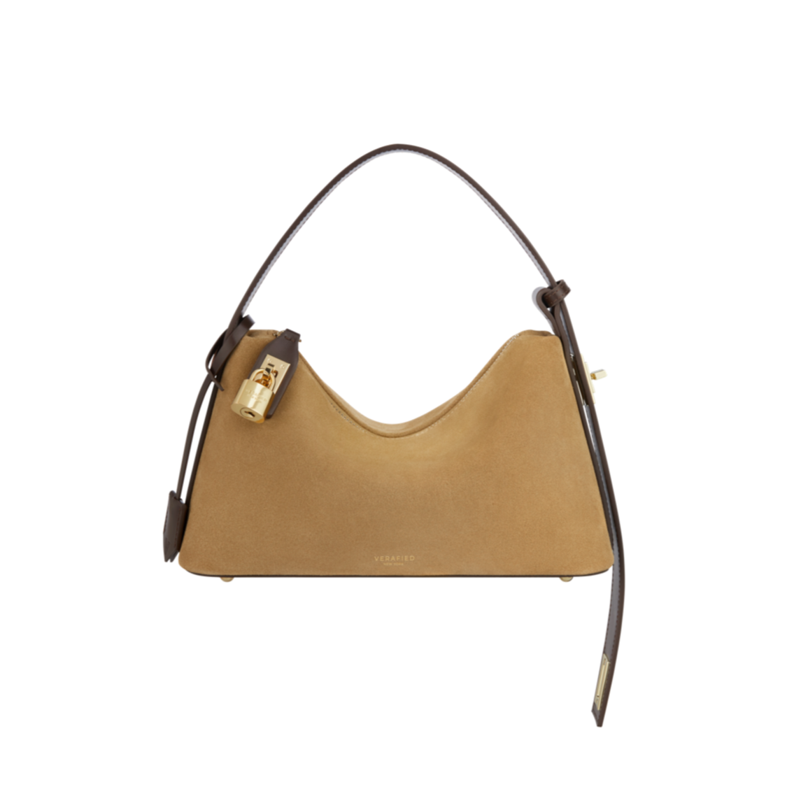 Gold Suede Hobo Bag ( Pre-Order Only. Will Ship Early Nov.)