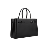 Noir Leather Book Tote Bag 33