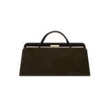 Espresso Suede Éclair Bag