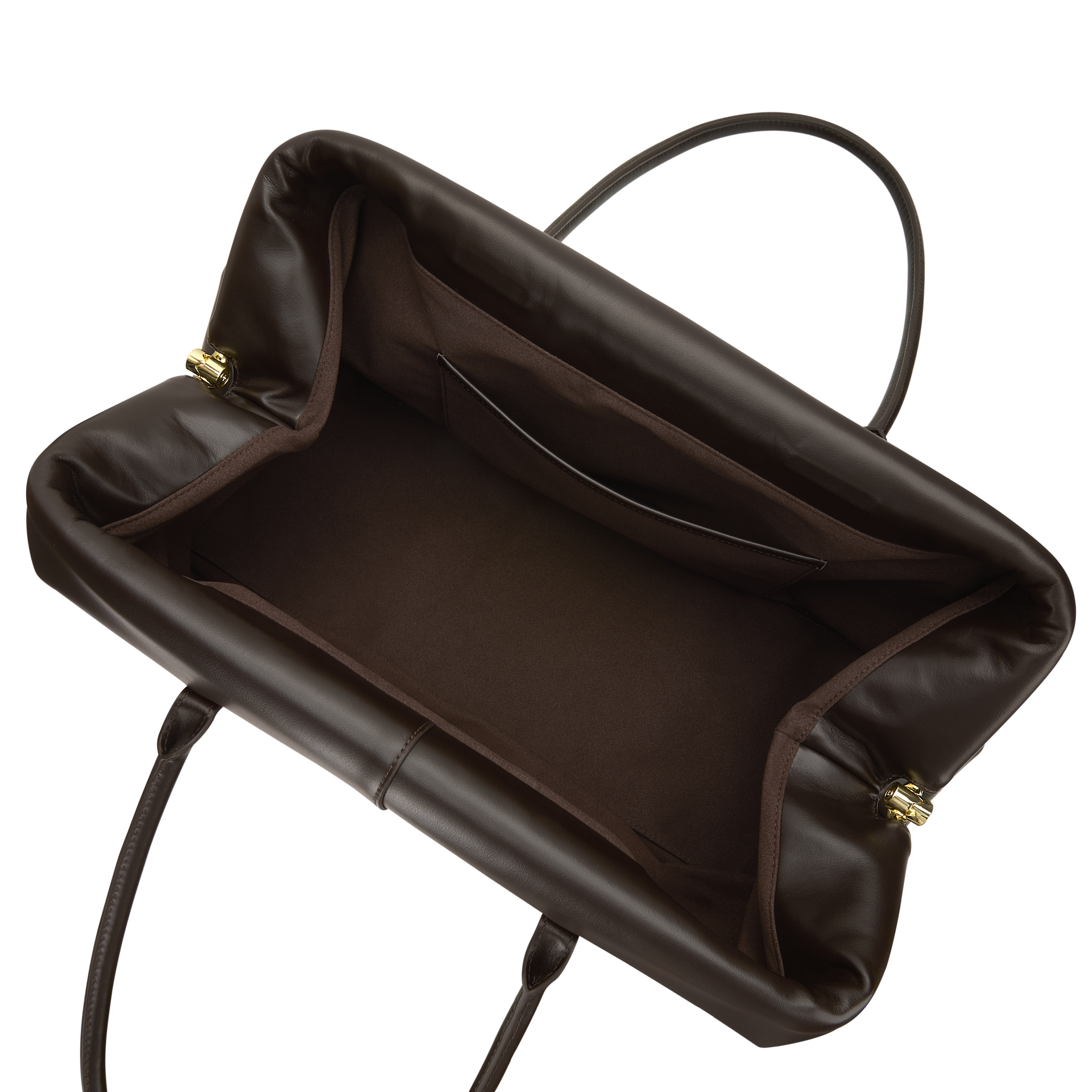 Chocolate Club Large Handbag inside
