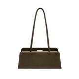 Olive Calf Hair Clutch Shoulder Handbag