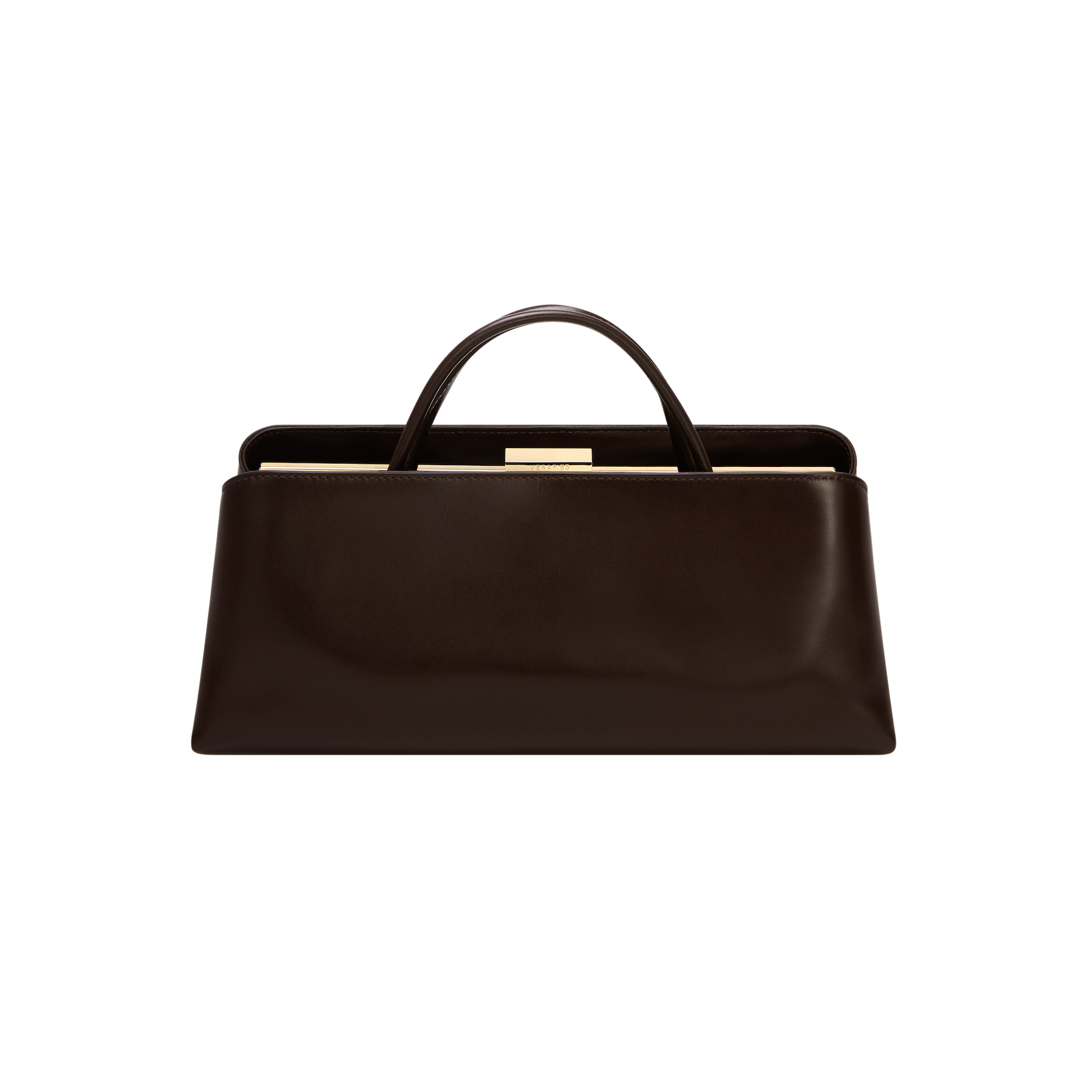 Verafied Python Eclair Chocolate Éclair Bag: Brown Clutch Handbag - Verafied New York