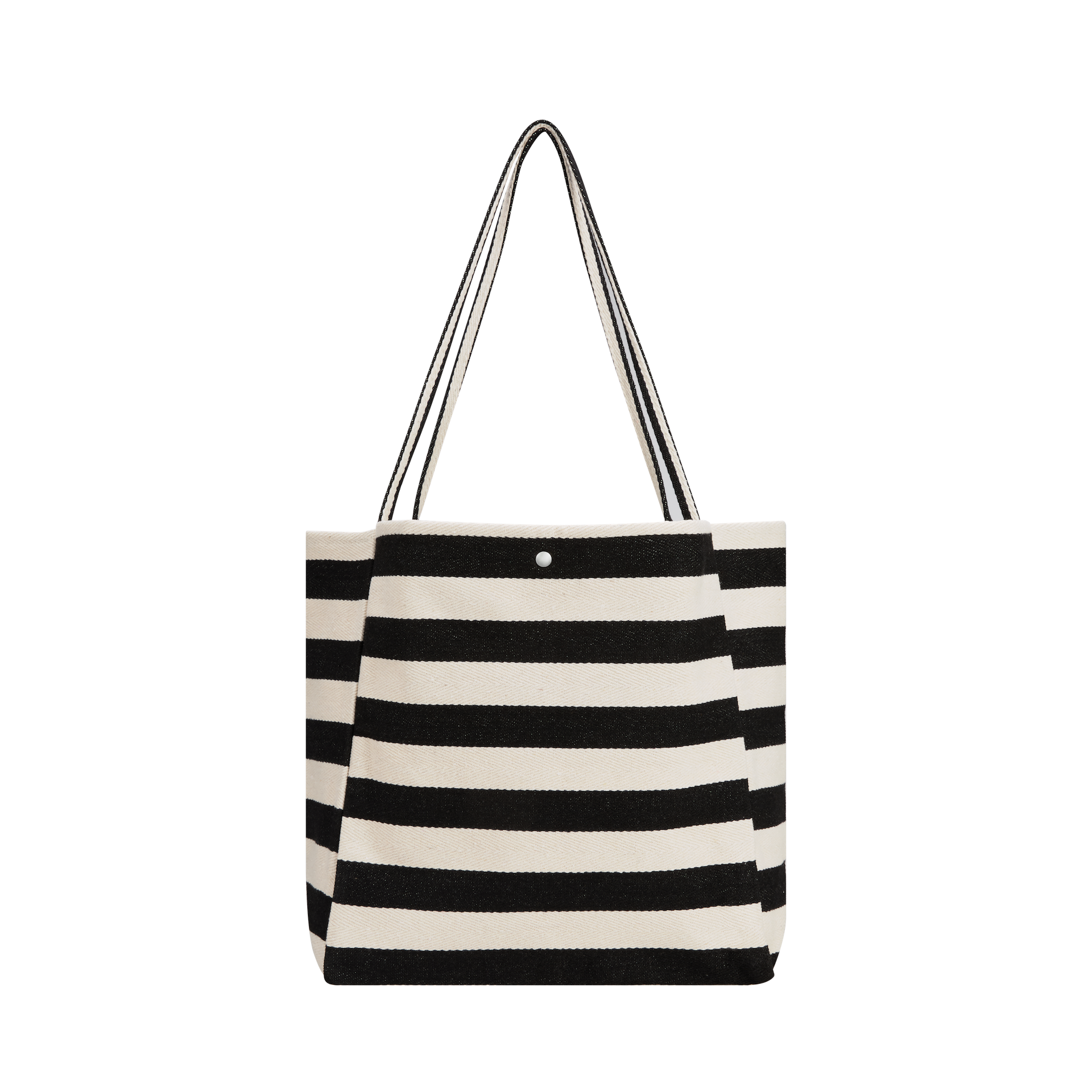 Large Stripe Tote Shoulder Bag back