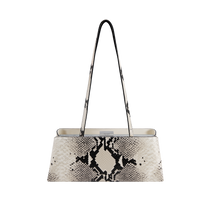 Python Éclair Clutch Shoulder Handbag on a white background