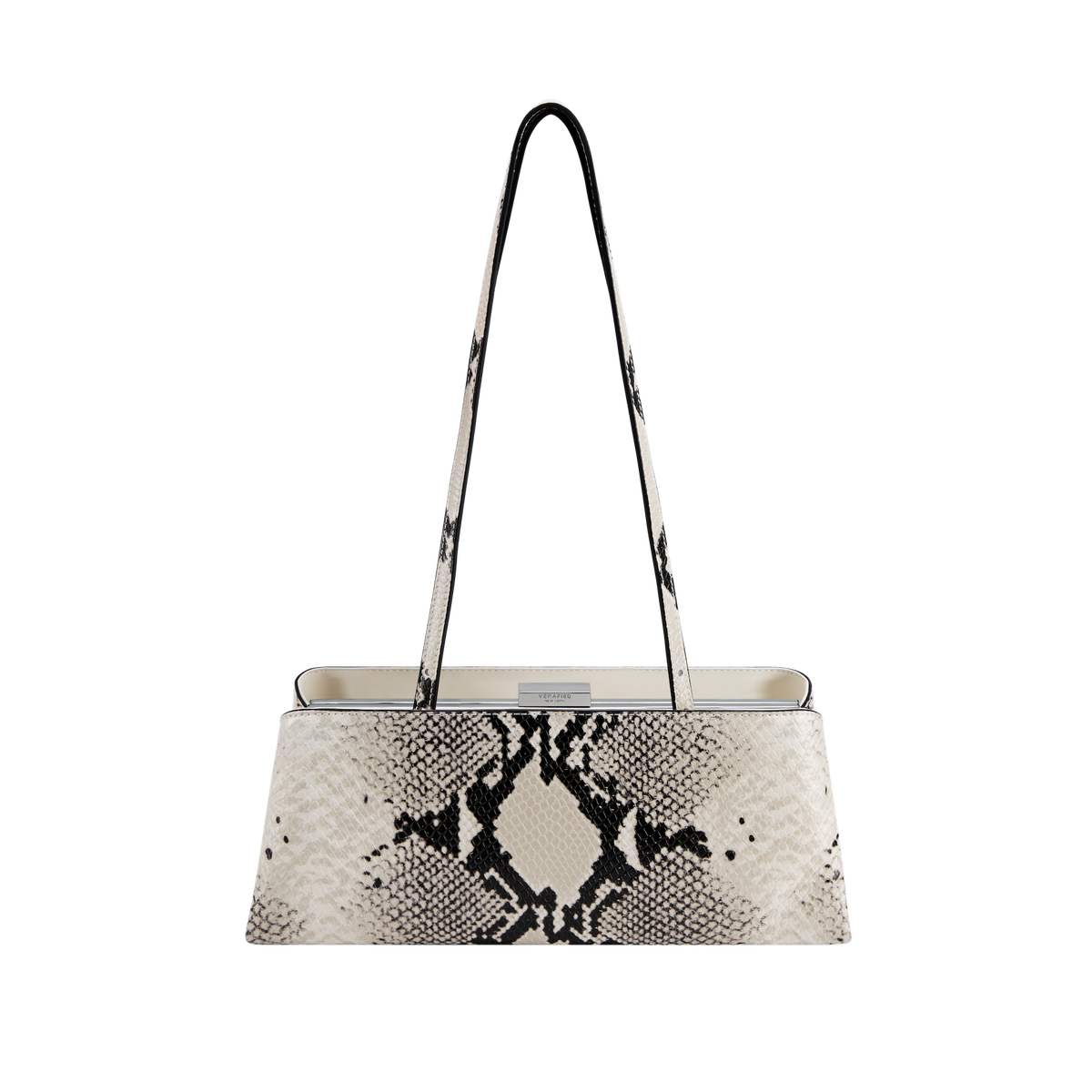 Python Éclair Bag Python Éclair Clutch Shoulder Handbag - Verafied New York