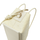 Butter Ostrich Café Mini Bag