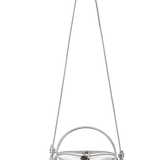 Silver Metallic Café Mini Bag