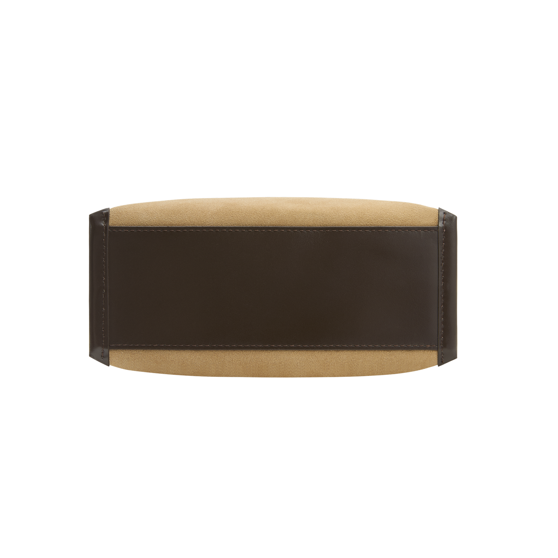 Verafied New York Gold Suede Café Mini Handbag bottom