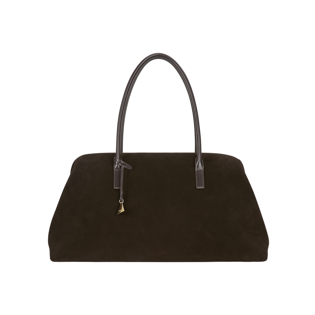 Espresso Suede Club Bag (Pre-Order Only. Will Ship Mid March)
