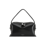Verafied New York Black Lizard Café Mini Handbag with a visible brand logo on a white background