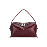Maroon Python Café Mini Bag