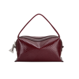 Maroon Python Café Mini Bag