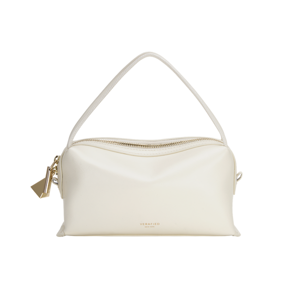 Ivory Café Mini Crossbody Handbag - Verafied New York