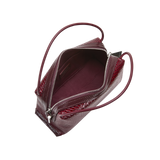Maroon Python Café Mini Bag