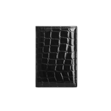 Black Croc Embossed Wallet