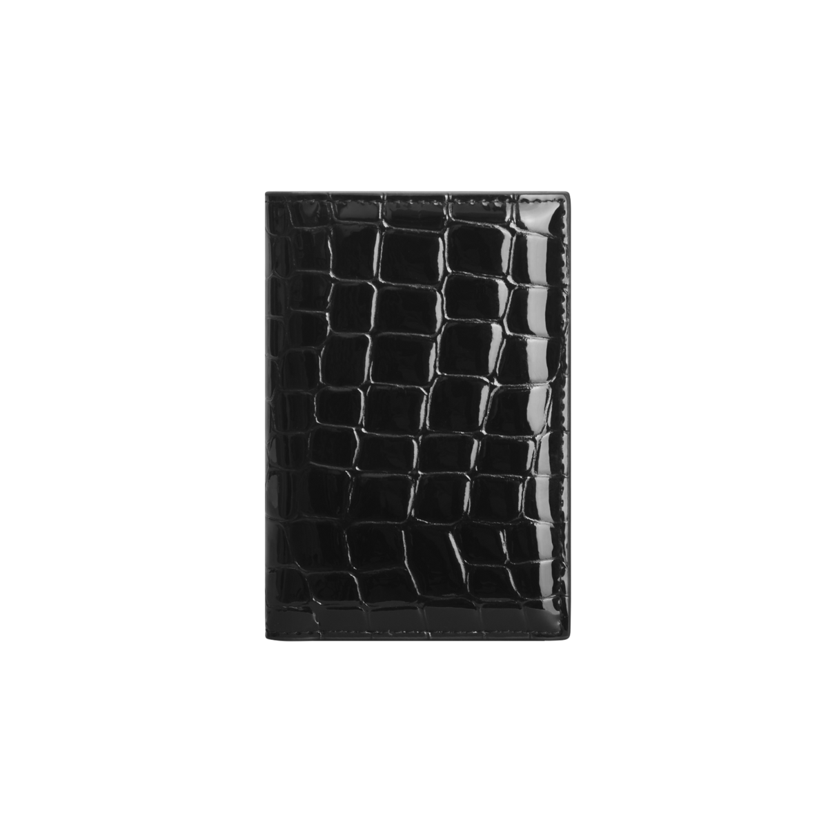 Black Croc Embossed Wallet - Verafied New York