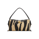 Zebra Calf Hair Café Mini Bag