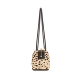 Cheetah Calf Hair Café Midi Bag