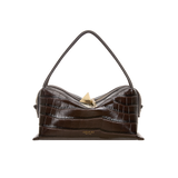 Mocha Croc Café Mini Bag