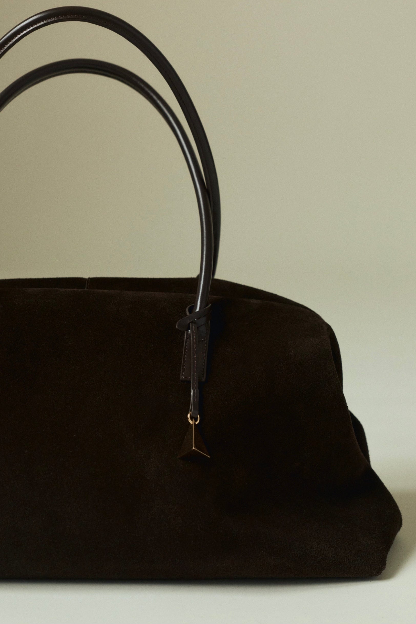 Espresso Suede Club Bag (Pre-Order Only. Will Ship Mid March)