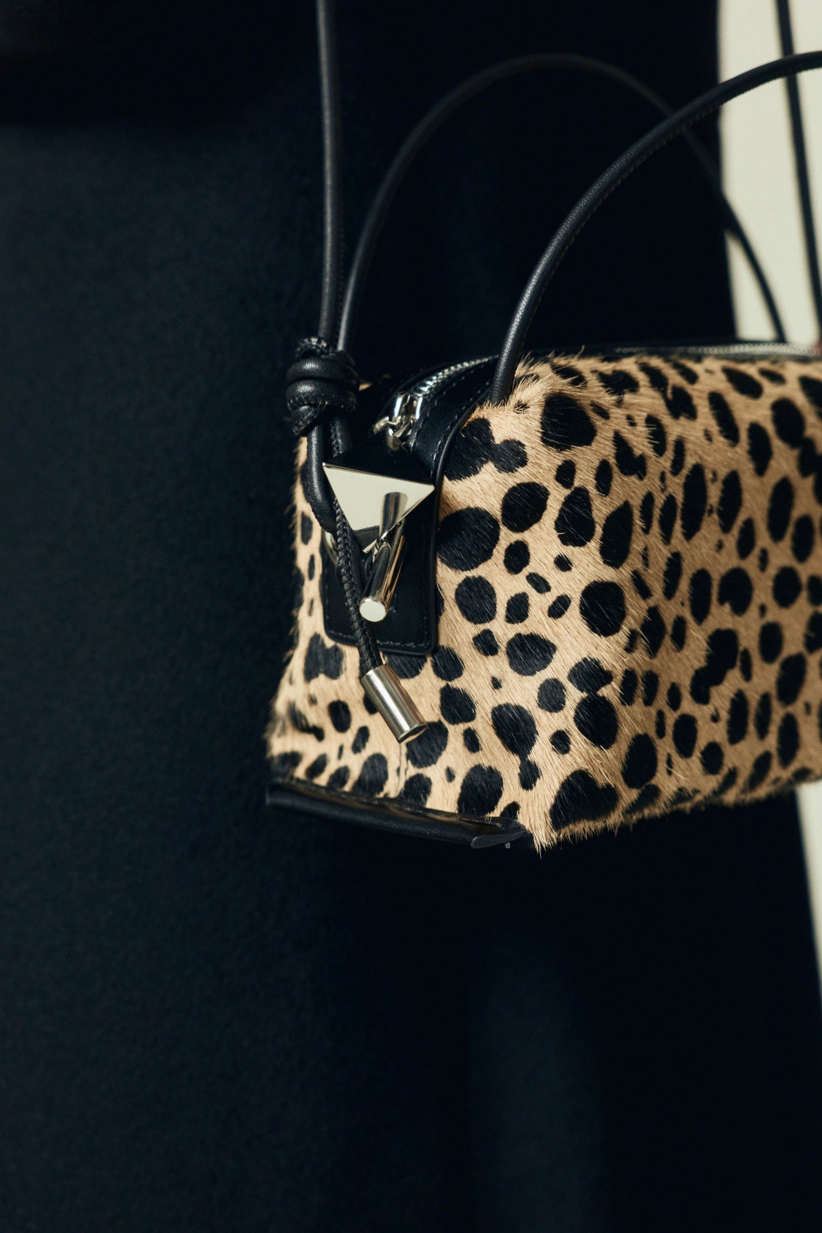 Cheetah Calf Hair Café Mini