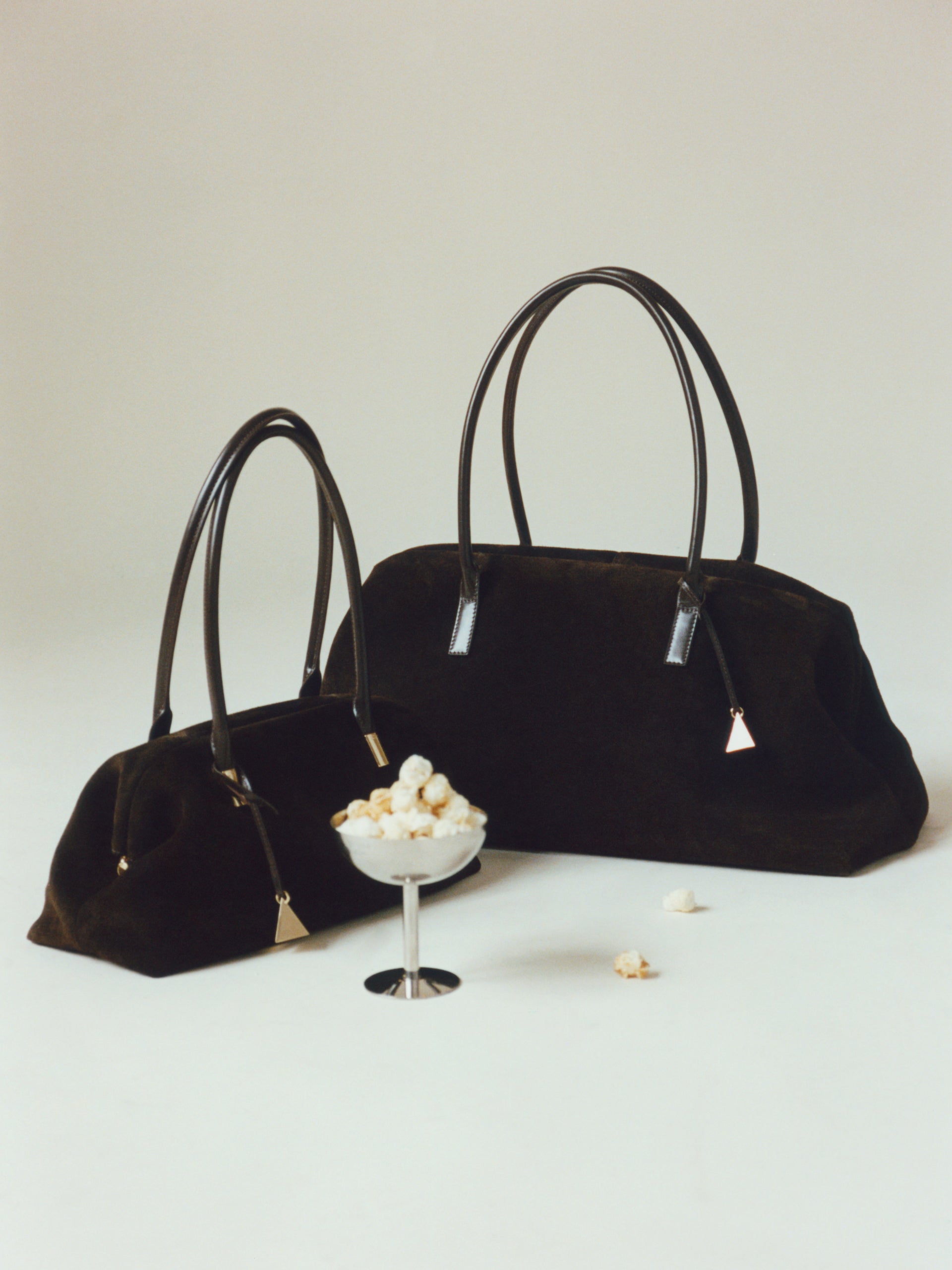 Espresso Suede Club Bag (Pre-Order Only. Will Ship Mid March)