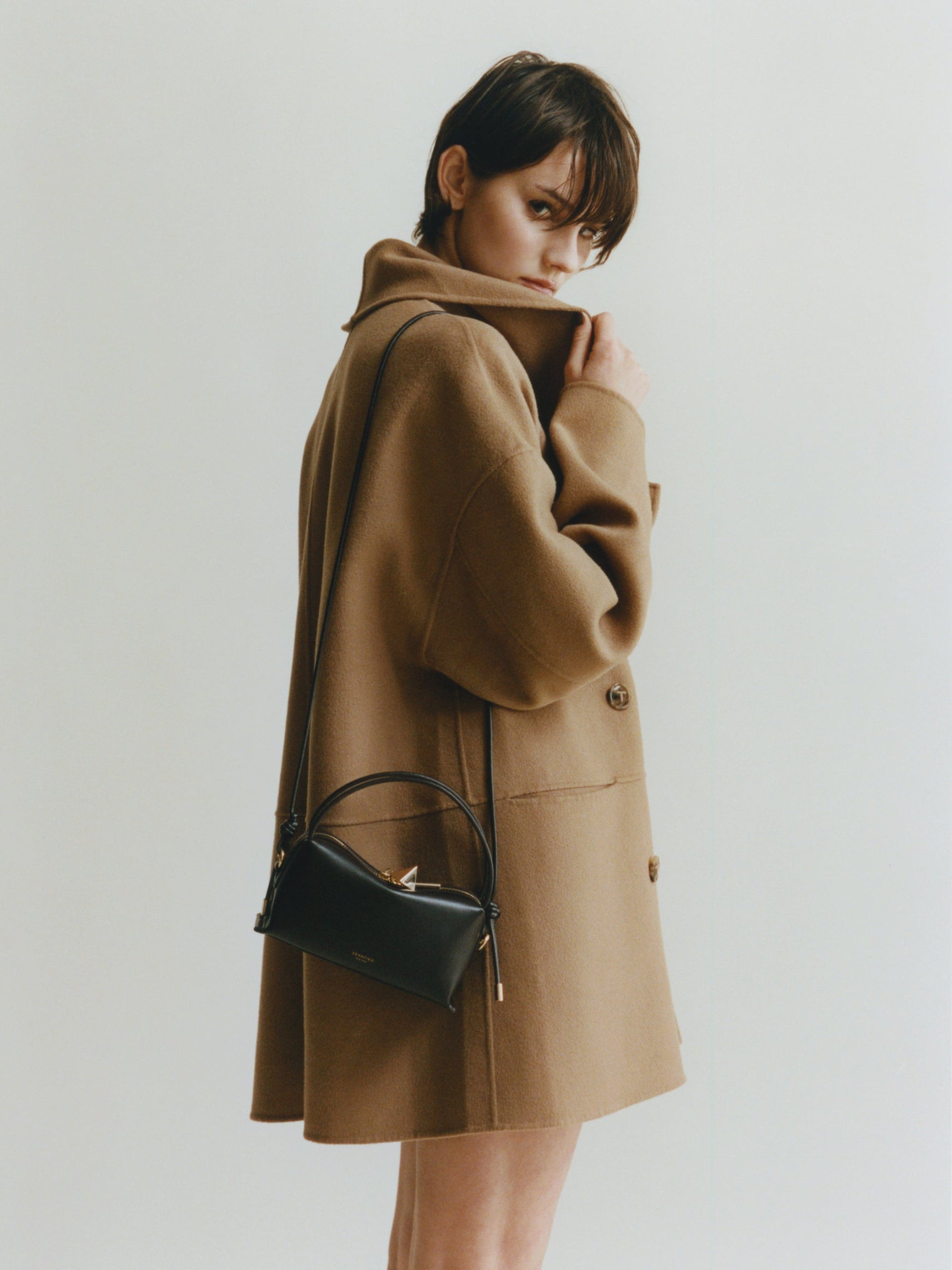 Chocolate Café Mini Crossbody Handbag - Verafied New York