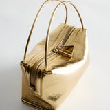 Gold Metallic Café Mini Bag