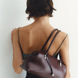 Medium Burgundy Club Bag