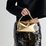 Gold Metallic Café Mini Bag