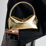 Gold Metallic Café Mini Bag